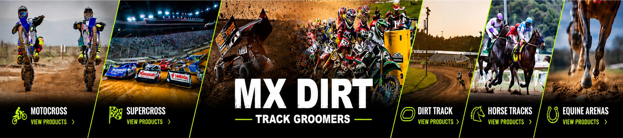 MX Dirt Track Groomers